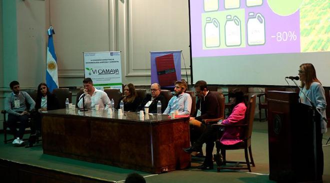En CAMAyA VI tuvo lugar la mesa redonda *“Oportunidades de la microbiología agrícola y ambiental para la creación de empresas de base tecnológica. Impacto de las aceleradoras. Crédito de la imagen: CONICET