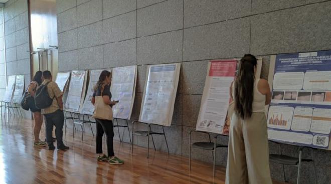 Sesión de pósters del XX Congreso de la Asociación Latinoamericana de Antropología Forense. Crédito de la imagen: CONICET